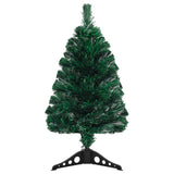 Artificial Christmas Tree Green 64 cm Fibre Optic - Side View