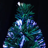 Artificial Christmas Tree Green 64 cm Fibre Optic - 45-Degree Angle