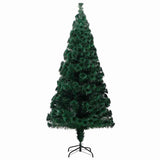Artificial Christmas Tree with Stand Green 210 cm Fibre Optic