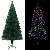 Artificial Christmas Tree with Stand Green 240 cm Fibre Optic