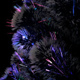 Pre-lit Christmas Tree Green and White 210 cm Fibre Optic