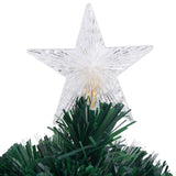 Pre-lit Christmas Tree with Stand 64 cm Fibre Optic - Rear View