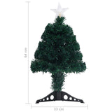 Pre-lit Christmas Tree with Stand 64 cm Fibre Optic - Low Angle
