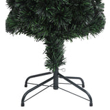 Artificial Slim Christmas Tree with Stand 150 cm Fibre Optic - Close-Up Angle