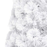 Artificial Pre-lit Christmas Tree White 150 cm Fibre Optic