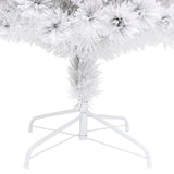 Artificial Pre-lit Christmas Tree White 210 cm Fibre Optic