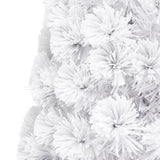 Artificial Pre-lit Christmas Tree White 240 cm Fibre Optic