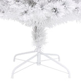 Artificial Pre-lit Christmas Tree White 240 cm Fibre Optic