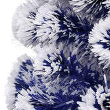 Artificial Pre-lit Christmas Tree White&Blue 64 cm Fibre Optic - Rear View