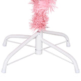 Artificial Christmas Tree with Stand Pink 120 cm PVC - 45-Degree Angle