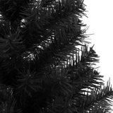 Artificial Christmas Tree with Stand Black 120 cm PVC - 45-Degree Angle