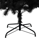 Artificial Christmas Tree with Stand Black 240 cm PVC