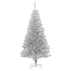 Artificial Christmas Tree with Stand Silver 120 cm PET