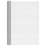 Mesh Screen Aluminium 80x500 cm Silver - Side View