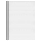 Mesh Screen Aluminium 112x2000 cm Silver - Side View