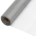 Mesh Screen Stainless Steel 112x500 cm Silver