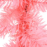 Christmas Garland with LED Lights 20 m Pink - Rear View