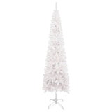 Slim Christmas Tree White 240 cm - Front View