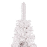 Slim Christmas Tree White 240 cm - Side View