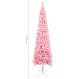 Slim Christmas Tree Pink 150 cm - Close-Up Angle