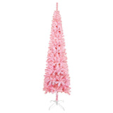 Slim Christmas Tree Pink 210 cm