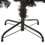 Slim Christmas Tree Black 120 cm - Side View