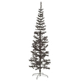 Slim Christmas Tree Black 180 cm - Front View