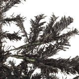 Slim Christmas Tree Black 180 cm - Top-Down View