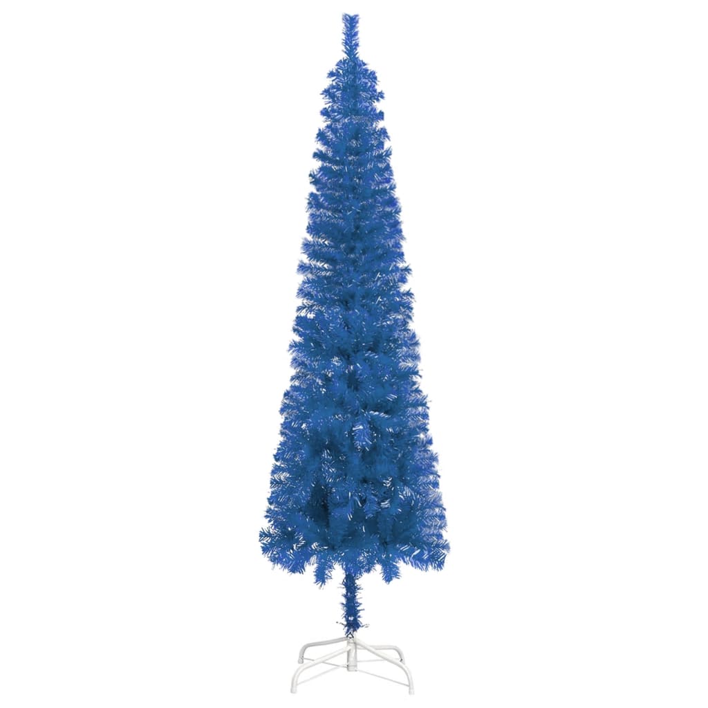 Slim Christmas Tree Blue 120 cm