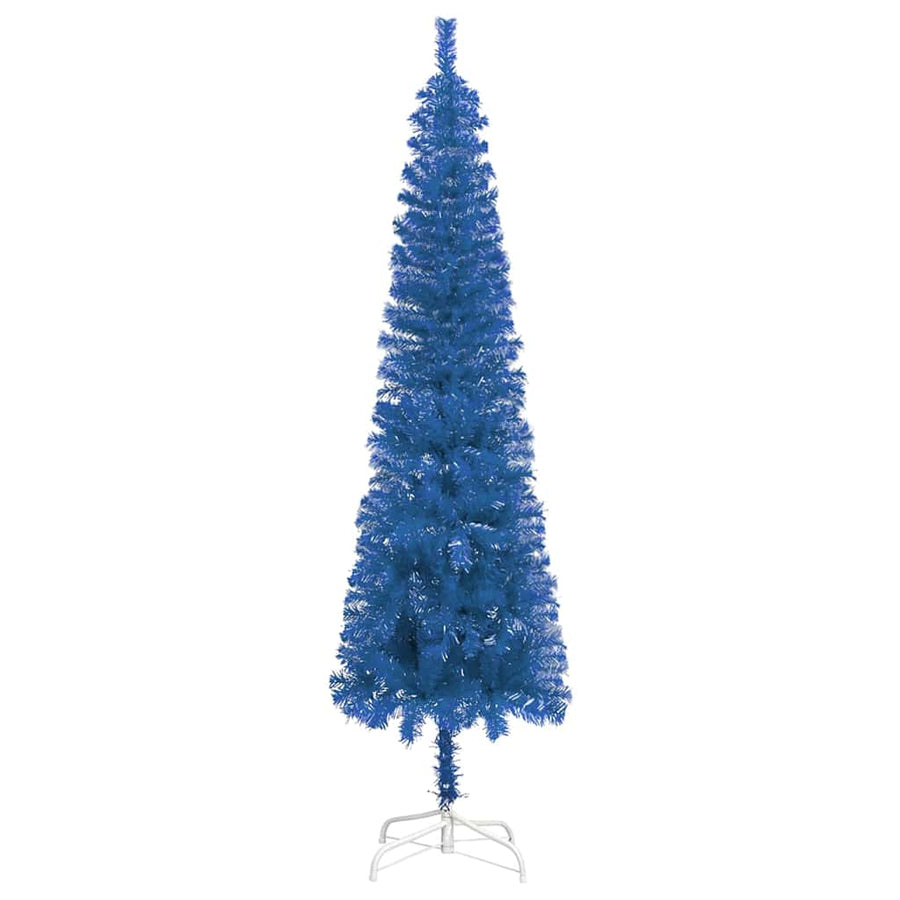 Slim Christmas Tree Blue 150 cm