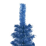Slim Christmas Tree Blue 210 cm - Side View