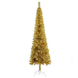 Slim Christmas Tree Gold 120 cm - Front View