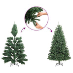Slim Christmas Tree Gold 210 cm
