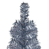 Slim Christmas Tree Silver 150 cm - Side View