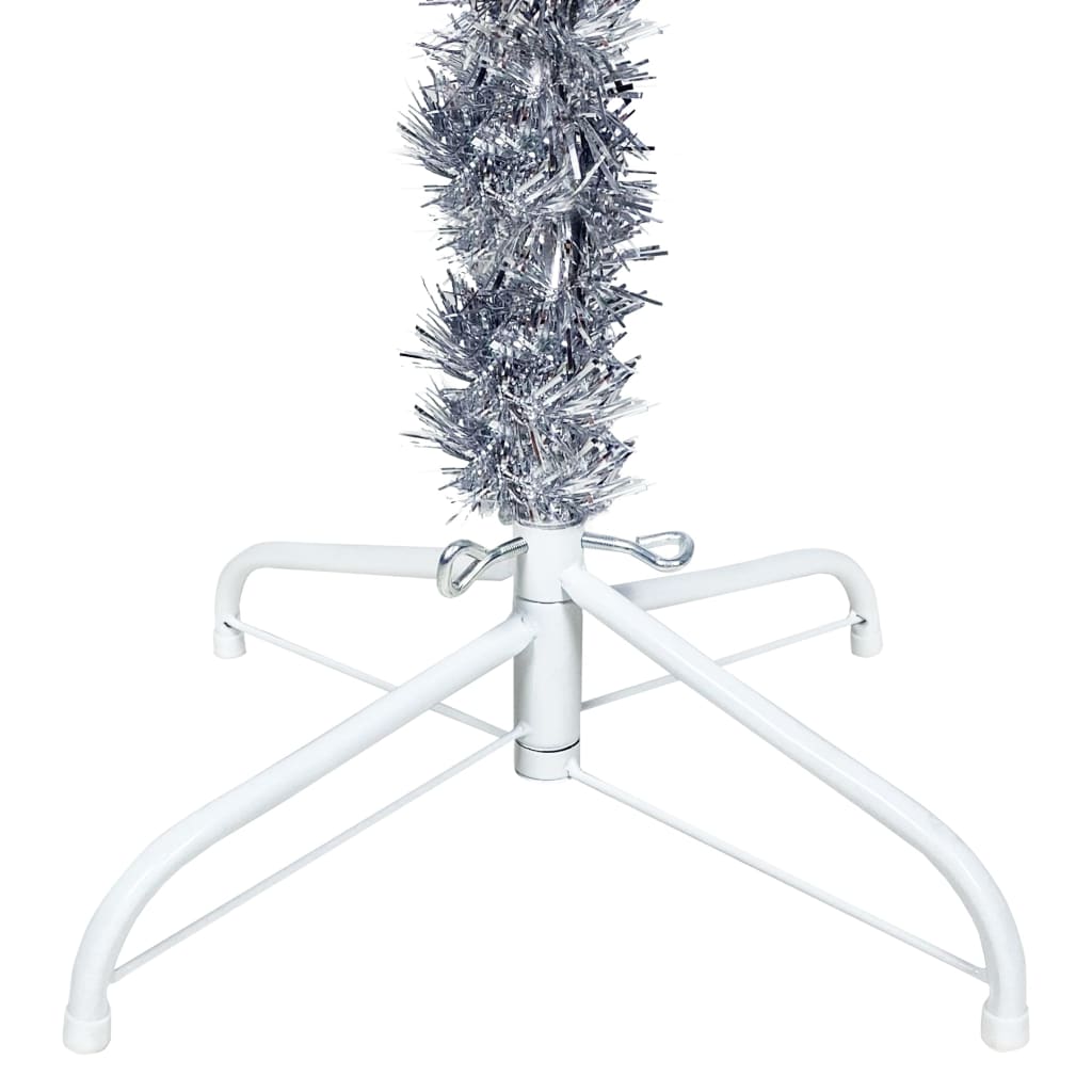 Slim Christmas Tree Silver 150 cm