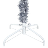 Slim Christmas Tree Silver 240 cm - 45-Degree Angle