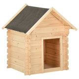 Dog House 80x80x100.6 cm Solid Wood Pine