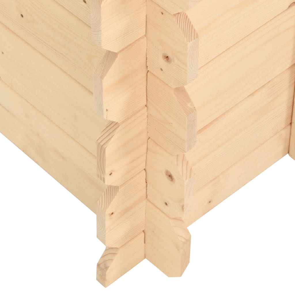 Dog House 80x80x100.6 cm Solid Wood Pine