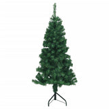 Corner Artificial Christmas Tree Green 120 cm PVC - Side View