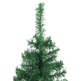 Corner Artificial Christmas Tree Green 120 cm PVC - Rear View