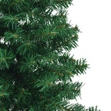 Corner Artificial Christmas Tree Green 120 cm PVC - Close-Up Angle