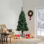 Corner Artificial Christmas Tree Green 210 cm PVC