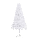 Corner Artificial Christmas Tree White 120 cm PVC