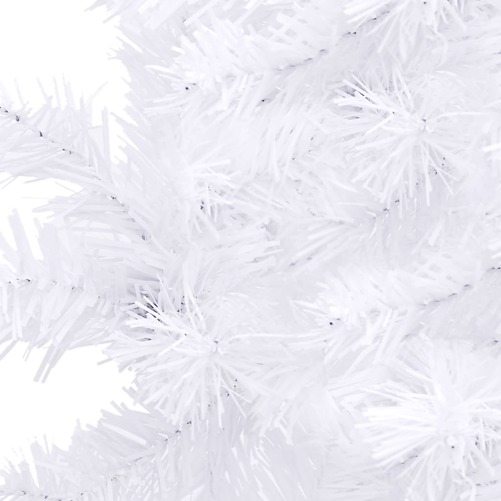 Corner Artificial Christmas Tree White 120 cm PVC