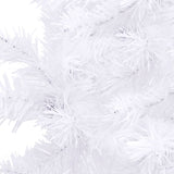 Corner Artificial Christmas Tree White 120 cm PVC - 45-Degree Angle