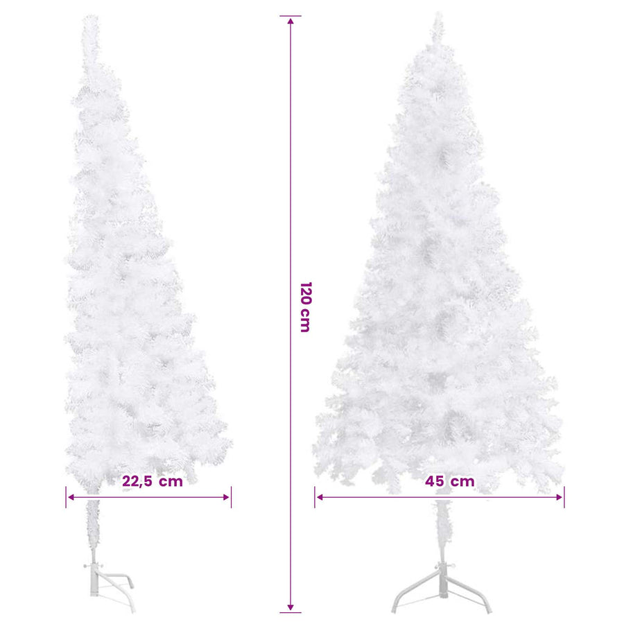 Artificial Christmas trees PVC and Steel White
