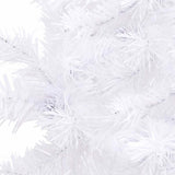 Corner Artificial Christmas Tree White 210 cm PVC - Rear View