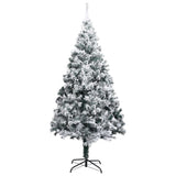 Artificial Christmas Tree with Flocked Snow Green 300 cm PVC - Front View