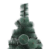 Artificial Christmas Tree with Stand Green 240 cm PET - Side View