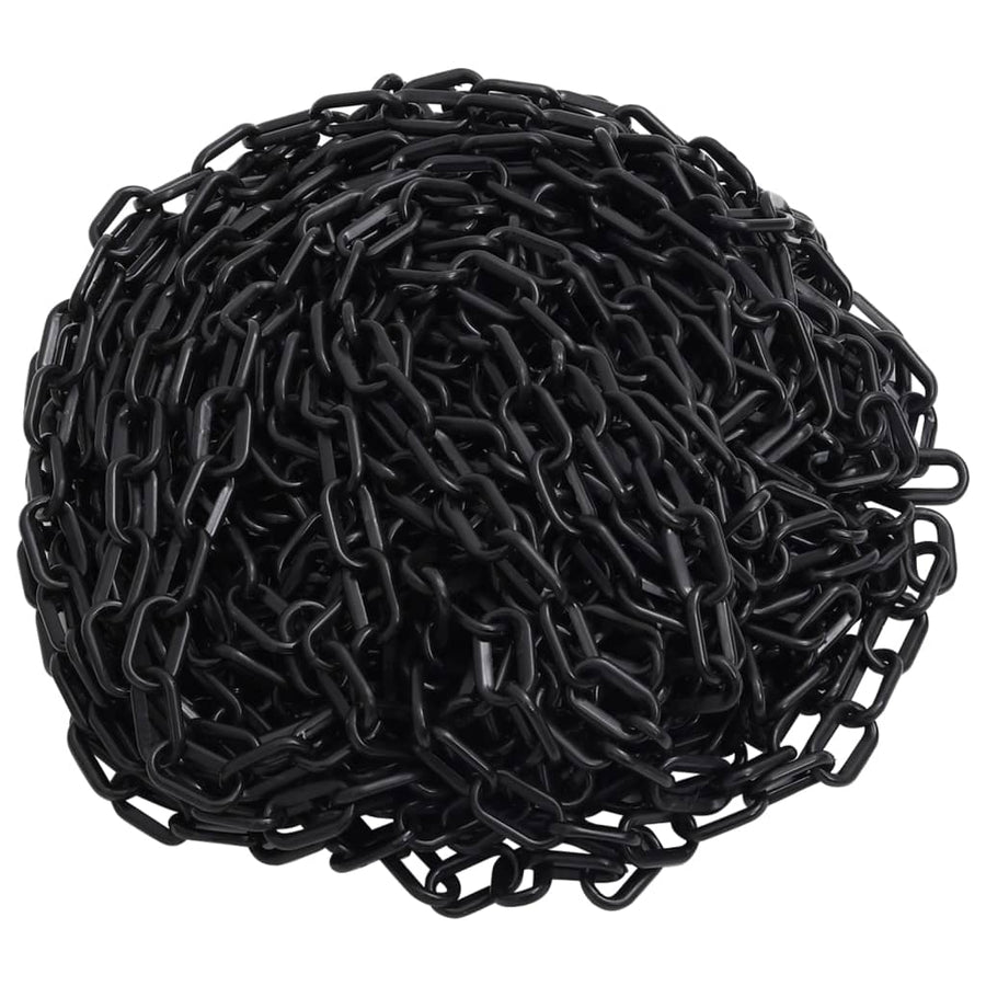 Warning Chain Black 30 m ? mm Plastic